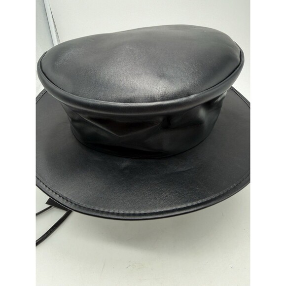 Plague Doctor Hat w Metal Cross Band Absolute Vibe Halloween Steampunk Medium - Picture 10 of 12